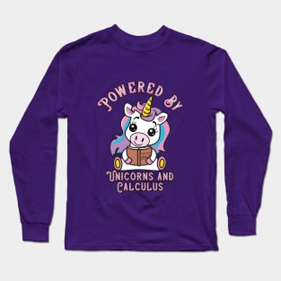 Powered by Unicorns and Calculus Long Sleeve T-Shirt
